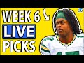 DRAFTKINGS NFL PICKS WEEK 6 DFS PICKS LIVE | 2020 Fantasy Football