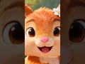 Lied von Zwei Kleinen Eichhörnchen - Two Little Squirrels Song | Rhymes for Kids | Kids | Shorts
