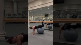 Swiss Ball Frog Reverse Hyper