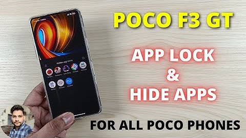 Poco F3 GT : App Lock & Hide Apps