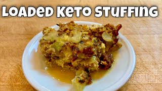 Keto stuffing / dressing - low carb, bacon & sausage