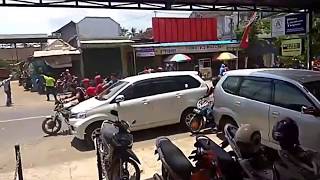 Bentrok lanjutan antara BONEK VS PSHT di ambulu.
