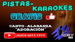 Video thumbnail of "PISTA (KARAOKE) JESUS ESTA VIVO"