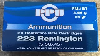 .223 Remington, 55gr FMJ Prvi Partizan, Velocity Test screenshot 5