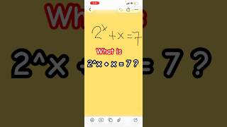 The SAT trick nobody teaches for transcendental equations #satmath #mathshorts #exponents