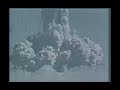  developing mushroom cloud in nevada tumblersnapper dog shot 1952