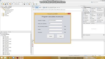 พรีเซ็นโปรเจ็ค JAVA โปรแกรมำนวณภาษีเงินได้