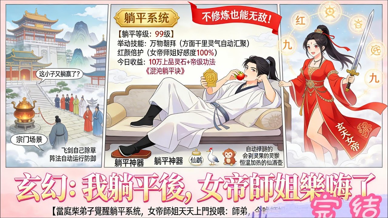 【玄幻：我躺平后，女帝师姐乐嗨了 】秦无涯！叶鸿此子，天资绝世，乃是修炼吾烈阳峰功法的绝佳苗子！凭什么归入你那天剑峰？！