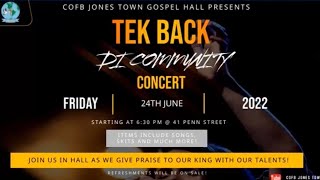 Tek Back Di Community Concert