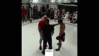 COACH ASSAULT REFEREE AFTER A DQ IN KICKBOXING MATCH IN BRAZIL (Disclaimer: Sensitive Image)