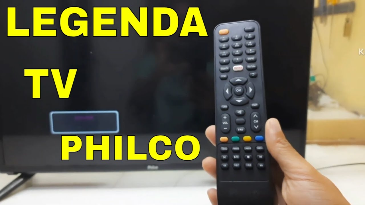 COMO TIRAR LEGENDA DA TV PHILCO - YouTube