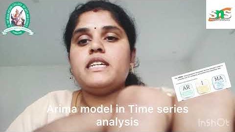 Dr.G. Suganya|Asst prof|Business Administration |lecture video|Arima model