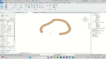 Sweep in Revit 2023, Model in place in revit