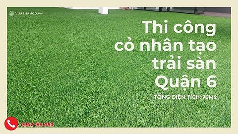 Thi Công Cỏ Nhân Tạo Trải Sàn tại Quận 6, TPHCM | VuaThamCo