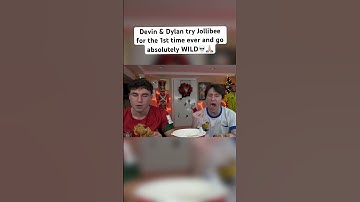 Devin & Dylan try Jollibee for the 1st time ever and go absolutely WILD💀🙏🏼
