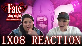 Fate Stay Night: Unlimited Blade Works 1X08 WINTER DAYS, WHERE THE HEART IS reaction