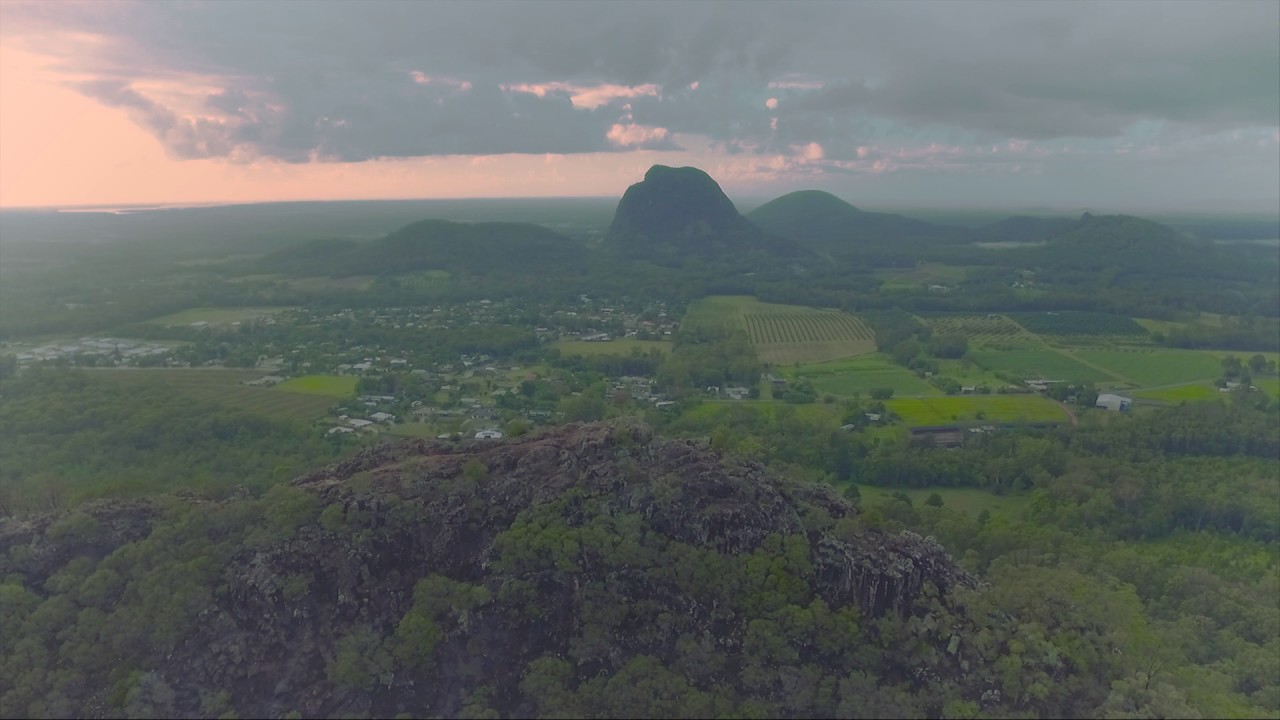 Glasshouse Mountains Drone 26/12/2016