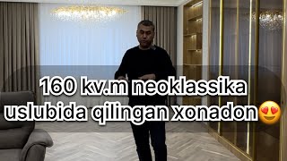 160 kv.m neoklassika uslubida qilingan xonadon😍