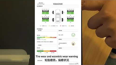 How to Use a Handheld Tire Tread Depth Scanner(Elscope vision)