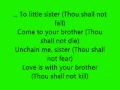 Gerard McMann Cry Little Sister (Lyrics)