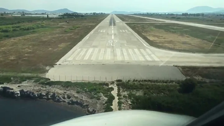 Preveza landing from the Cockpit - Happy summer 2017