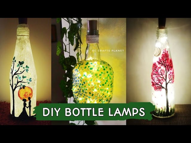 Find Inspirations for your next Bottle Lamp Project