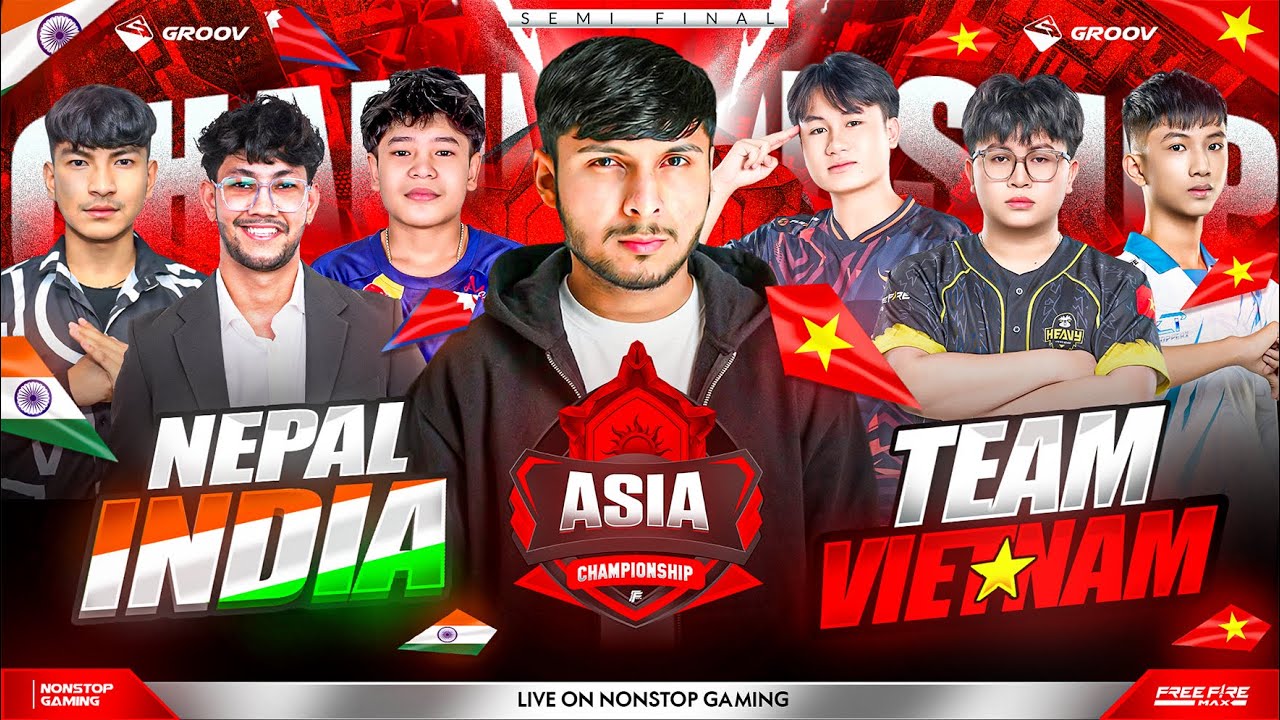ASIA CHAMPIONSHIP INT SEMI FINAL DAY-1 🔥🥶 || S8UL, NXT, GODL, HEAVY, HORAA, FLASH  #nonstopgaming