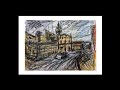 ​"Paisaje Urbano con Tinta China, Ceras y Grafito | Anatomía del Caos"