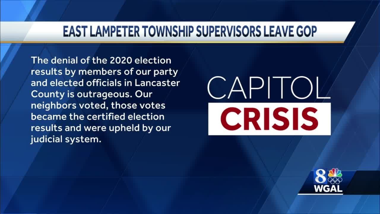 3 East Lampeter Township Supervisors Leave Republican Party Youtube