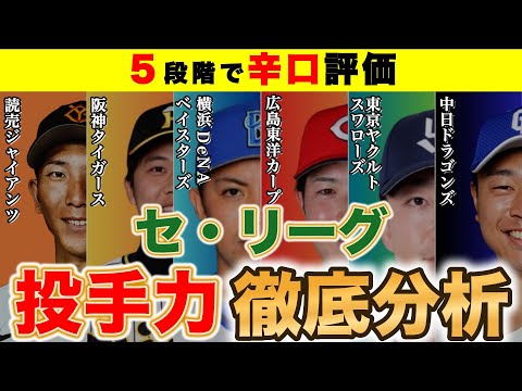 【辛口５段階評価】2025年セリーグ投手力徹底分析！【1月編】【投手力ランキング】