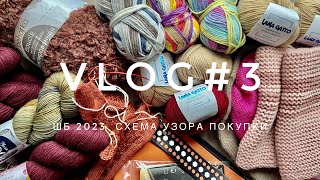 картинка: VLOG#3 отзыв о ШБ 2023, покупки пряжи и спиц, делюсь схемой узора