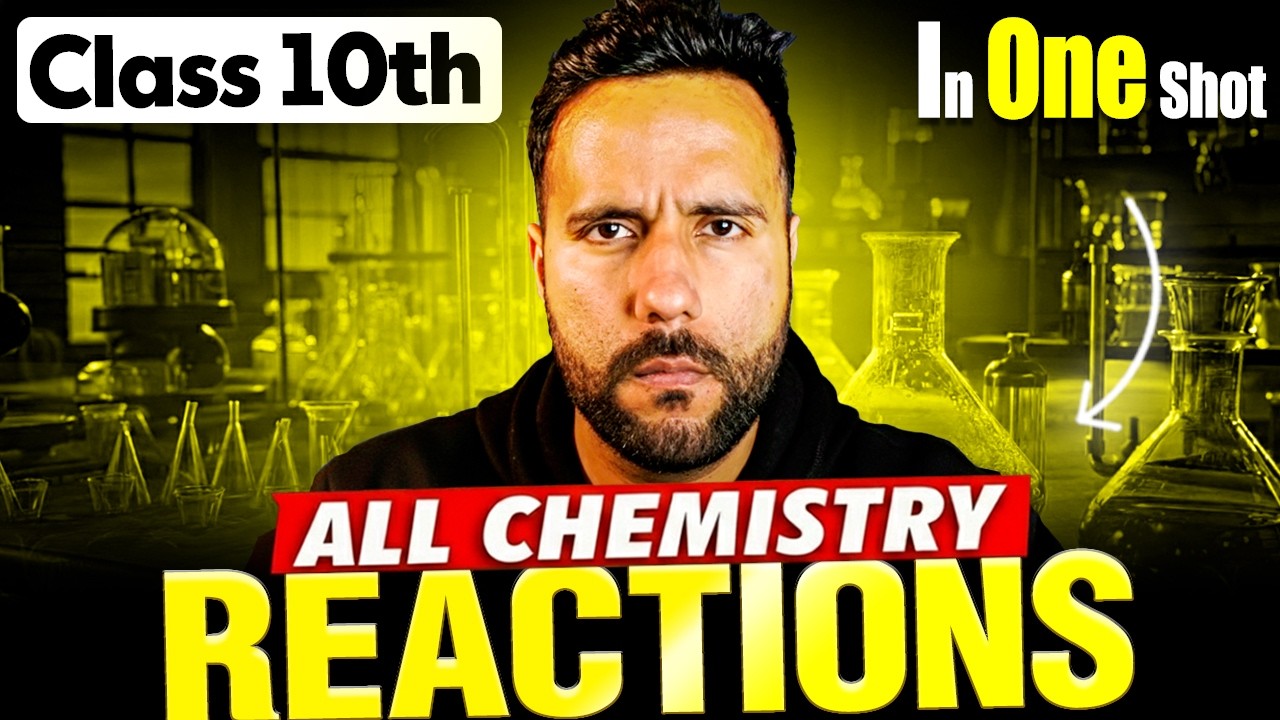 All Important Chemistry Reactions 🔥| Class 10th Science by Ashu Sir