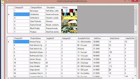 Creating a Master-Detail Form Using ADO.NET