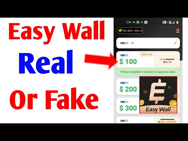 tengo sueño Brote a pesar de Easy Wall app Real or Fake - YouTube