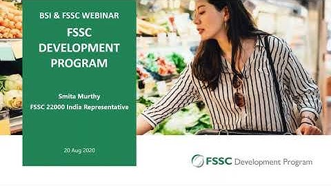 Replay Webinar - FSSC 22000 Development Program