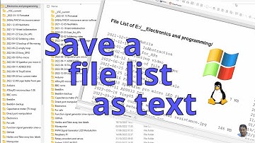 Easily print out a list of file names, using drag
