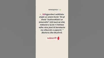 Pejgamberi salAllahu alejhi ue selem thotë #shorts #viral #viralshorts #trendingshorts #motivation