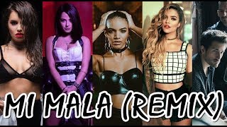 Mau y Ricky - Mi Mala (Remix) (LETRA) Ft. Lali, Becky G, Karol G, Leslie Grace.