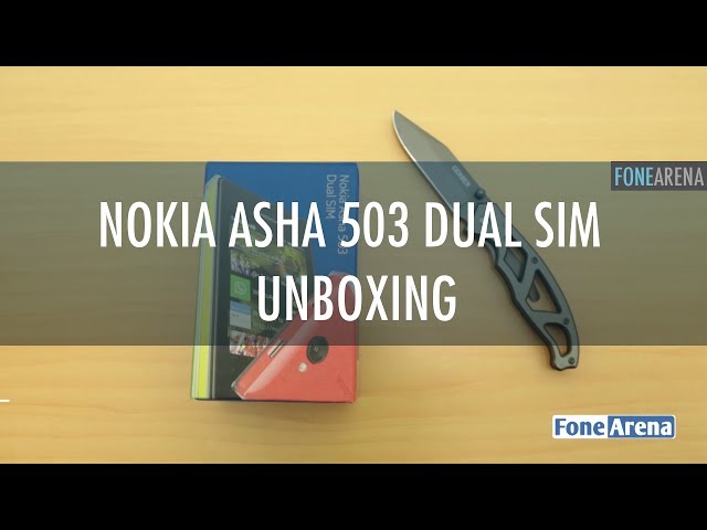 Nokia Asha 503 Dual SIM Unboxing