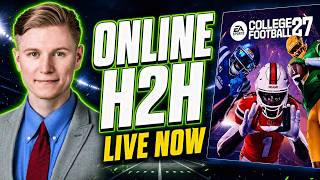 NCAA Football 27 LIVE | LAWYER Plays Online H2H β Road to CFP π