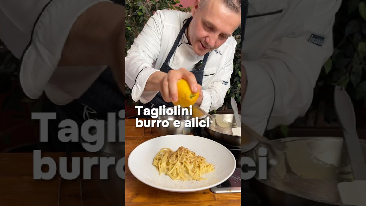 Tagliolini Burro e Alici