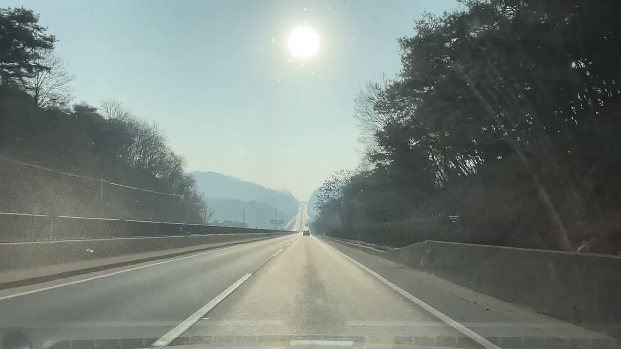 38번국도 제천 박달재 - 강원도 영월 드라이브 영상