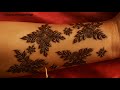 New mehndi pattern step by step | unique style mehndi | spiral leaf mehndi design | Henna pettarn 