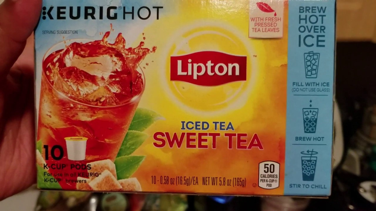 Lipton Iced Tea K-Cup Brewed Over Ice with Keurig K-Supreme & K