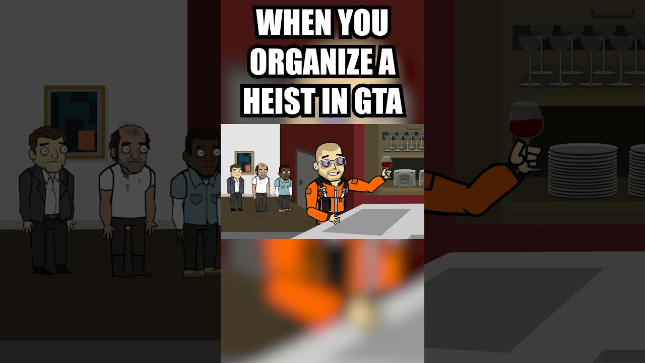 When you organize a heist in GTA! #gta #shorts