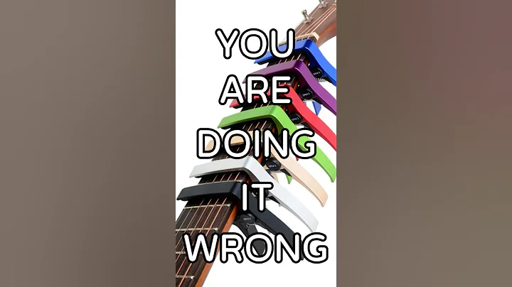 YOU'RE USING YOUR CAPO WRONG #guitarlesson #guitar #guitartips #guitarlessons #beginnerguitar