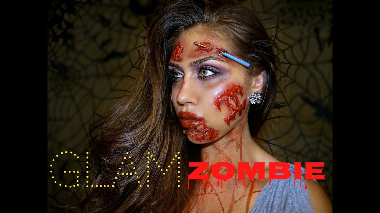 Glam Zombie Makeup Tutorial YouTube