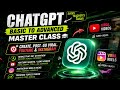 ChatGPT Complete Course Hindi 🔥 Basic Se Advanced Viral YouTube &amp; Instagram Content