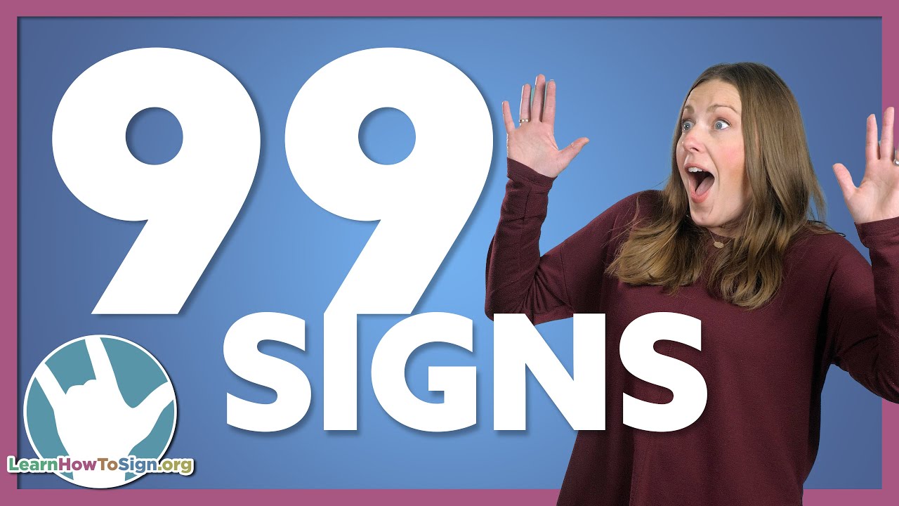 Your First 99 ASL Signs Introductions In American Sign Language YouTube