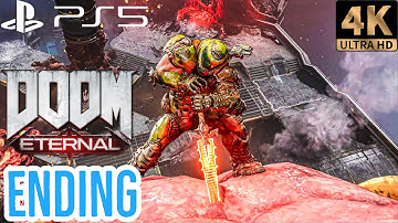 Doom Eternal ENDING Gameplay Walkthrough (PS5 4K 60FPS) No Commentary